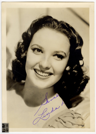 [FILM] Oberon, Merle. (1911–1979) & Milland, Ray. (1907–1986) & Beery, Noah Jr. (1913–1994) & Darnell, Linda. (1923–1965) & Gilbert, Billy. (1894–1971) & Sheridan, Ann. (1915–1967) Signed photographs of actors and actresses