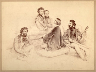 Liszt, Franz. (1811–1886) "Une matinée chez Liszt," Albumen Portrait