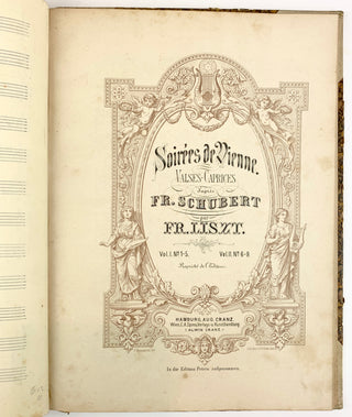 Liszt, Franz. (1811-1886) Sammelband of Works Composed or Arranged by Liszt- INSCRIBED PRESENTATION COPY TO HIS PUPIL NADINE HELBIG