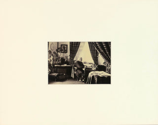 Liszt, Franz. (1811–1886) "Liszt in His Room" – Original Albumen Photograph