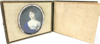 [Louise of Mecklenburg-Strelitz. (1776 - 1810)] [Miniature] Hand Painted Portrait Miniature in Fine Binding