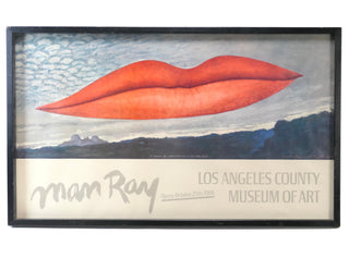 Ray, Man. (1890–1976) "The Lovers" - Original 1966 Exhibition Poster - SIGNED