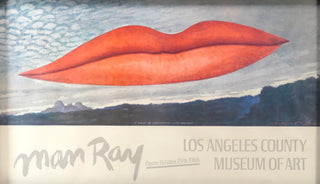 Ray, Man. (1890–1976) "The Lovers" - Original 1966 Exhibition Poster - SIGNED