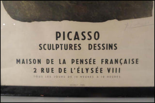 Picasso, Pablo. (1881–1973) [After] Picasso Sculptures Dessins - SIGNED POSTER