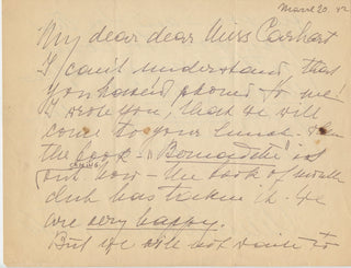Alma Mahler-Werfel autograph letter signed about Bernadette, 1942, view 1