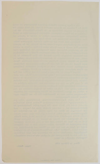 Mahler, Gustav. (1860-1911) Broadside "Defense" of the Composer's Re-Orchestration of Beethoven's Ninth Symphony