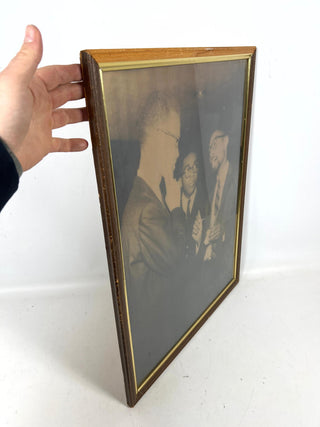 Malcolm X. (1925 - 1965) Large 1965 Photograph with Peter Bailey