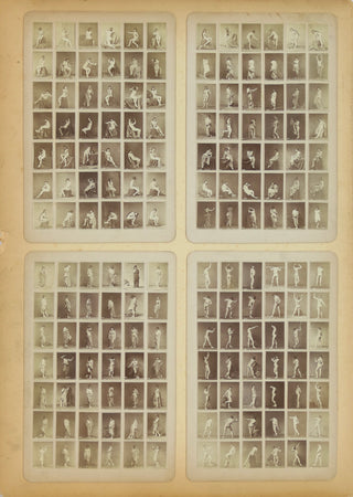 [Nude Models] [Anonymous] Male and Female Nude Studies - Four Cabinet Card Collections ca. 1880s