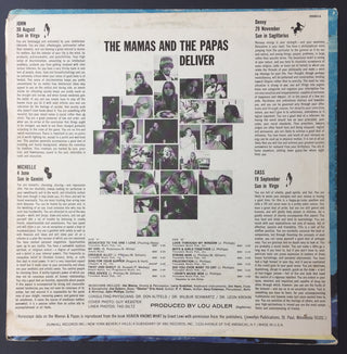 [The Mamas & The Papas] "The Mamas & The Papas Deliver" - Signed LP
