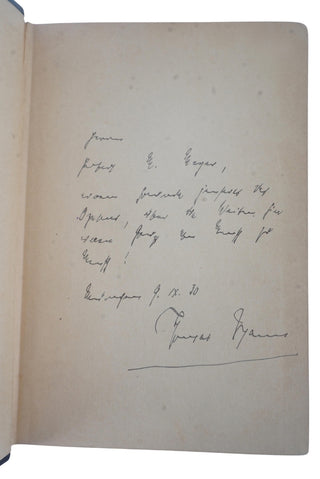 Mann, Thomas. (1875-1955) "Death In Venice" - SIGNED