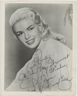 Mansfield, Jayne. (1933–1967) Signed Photograph