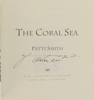 [Mapplethorpe, Robert. (1946–1989)] Smith, Patti. (b.1946) "The Coral Sea" - SIGNED