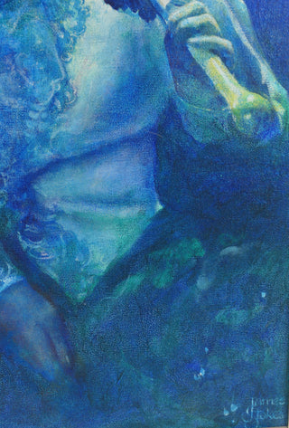 Dietrich, Marlene (1901-1992) "Marlene Dietrich" - Original Painting from her Collection