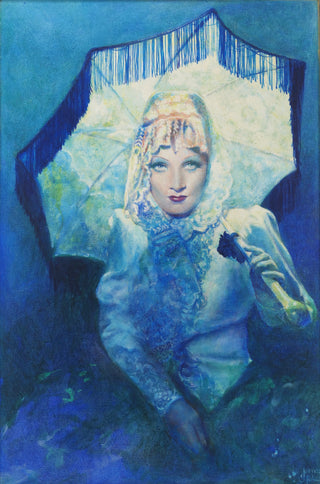 Dietrich, Marlene (1901-1992) "Marlene Dietrich" - Original Painting from her Collection