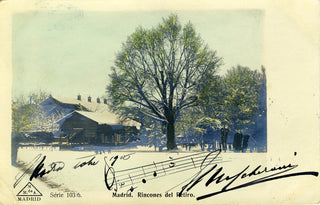 Mascheroni, Edoardo. (1859 - 1941) Autograph Musical Quotation