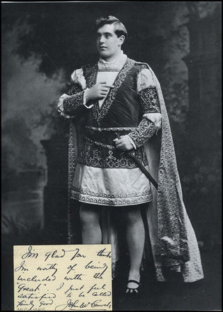 McCormack, John. (1884-1945) Funny Autograph Note