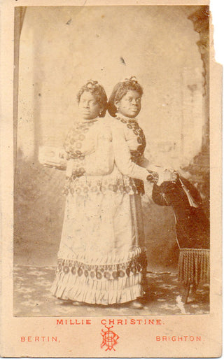 McCoy, Millie & Christine. (1851-1912) Carte de Visite Photograph