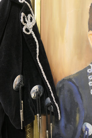 [Spanish Dance] [McMahon, Paul] [GILES] Painted Portrait of Dancer With Associated Ephemera, 1958