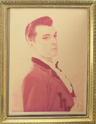 [Spanish Dance] [McMahon, Paul] [GILES] Painted Portrait of Dancer With Associated Ephemera, 1958