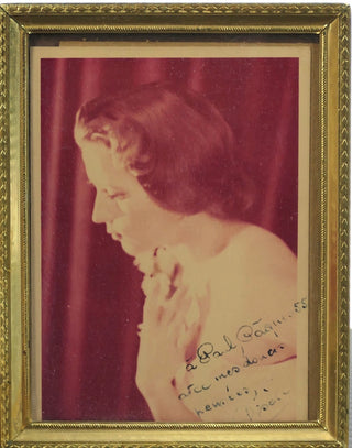 [Spanish Dance] [McMahon, Paul] [GILES] Painted Portrait of Dancer With Associated Ephemera, 1958