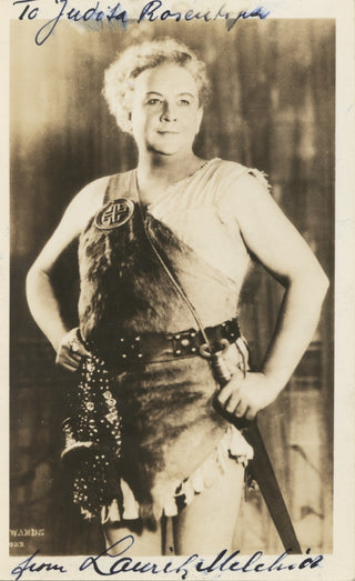 Melchior, Lauritz. (1890–1973) Signed Photograph as Siegfried