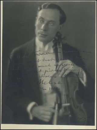 Melsa, Daniel. (1892 - 1952) Signed Photograph