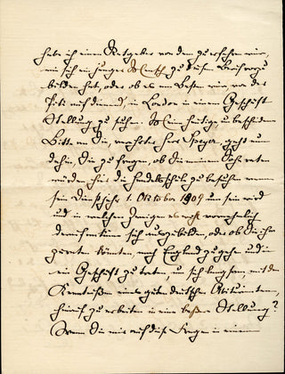 [Mendelssohn-Bartholdy, Felix. (1809–1847)] Collection of 4 Autograph Letters from the Mendelssohn Family to Edward Speyer