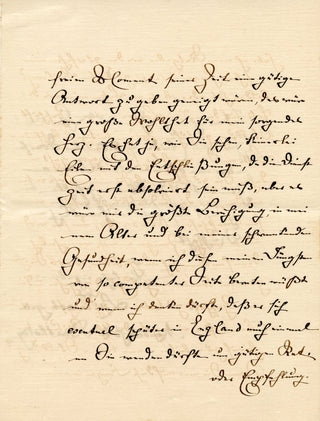 [Mendelssohn-Bartholdy, Felix. (1809–1847)] Collection of 4 Autograph Letters from the Mendelssohn Family to Edward Speyer