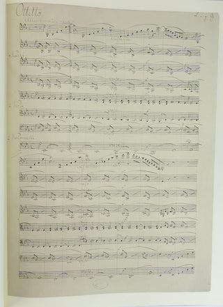 Mendelssohn-Bartholdy, Felix. (1809–1847) Octet for Strings. Op. 20. A Facsimile of the Holograph in the Whittall Foundation Collection.