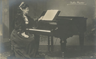Menter, Sophie. (1846 - 1918) Postcard Photograph