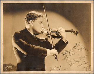 Menuhin, Yehudi. (1916–1999) Signed 1937 Photograph
