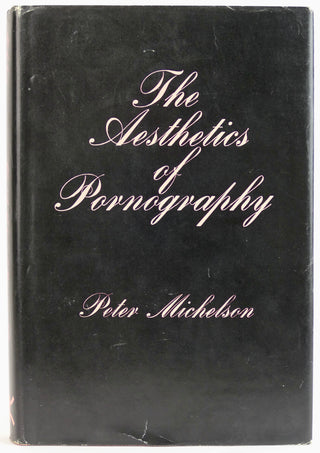 Michelson, Peter. (b.1935) [Bidart, Frank, (b.1939)] "The Aesthetics of Pornography" - THE COPY OF FRANK BIDART