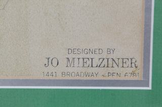 Mielziner, Jo. (1901 - 1976) Two Costume Designs for Romeo & Juliet, 1934