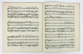 Milhaud, Darius. (1892–1974) "Concerto for Marimba, Op. 278" - SIGNED SCORE