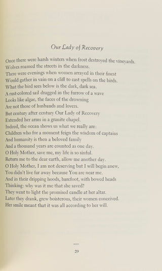 Milosz, Czeslaw. (1911–2004) "Bells in Winter" - Signed