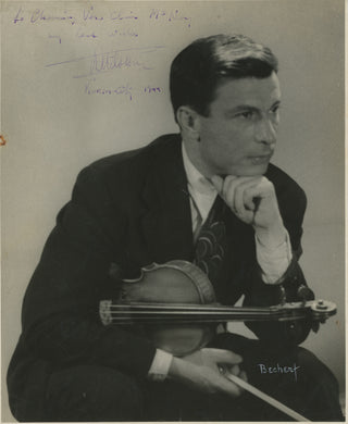 Milstein, Nathan. (1903–1992) Signed Photograph