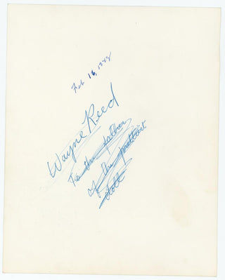 Miranda, Carmen. [Maria do Carmo Miranda da Cunha] (1909 - 1955) Signed Photograph in an Amazing Lighthouse Hat