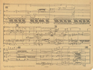 Schoenberg, Arnold. (1874-1951) [Mitropoulos, Dimitri. (1896–1960)] "Vier Lieder Op. 22" -THE COPY OF DIMITRI MITROPOULOS