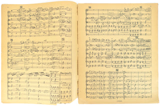 Schoenberg, Arnold. (1874-1951) [Mitropoulos, Dimitri. (1896–1960)] "Verklärte Nacht" - From the Collection of Mitropoulos