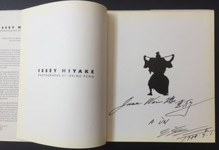 Miyake, Issey. (b. 1938) [Penn, Irving. (1917–2009)] Issey Miyake: Photography by Irving Penn - SIGNED, with a Typed Letter Signed
