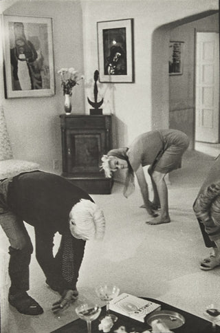 [Newman, Arnold. (1918–2006)] Monroe, Marilyn. (1926–1962) & Sandburg, Carl. (1878–1967) Marilyn Monroe and Carl Sandburg, Beverly Hills, 1962