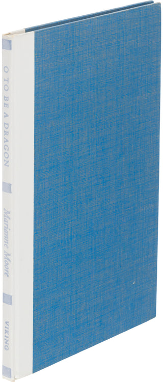 Moore, Marianne. (1887 - 1972) "O to Be a Dragon" - Signed First Edition