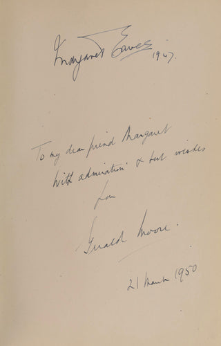 Moore, Gerald. (1899–1987) The Unashamed Accompanist - SIGNED TO MARGARET EAVES