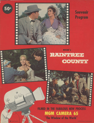 Moorehead, Agnes. (1900-1974) & Collins, Russell. (1897-1965) "Raintree County" - Signed Souvenir Program