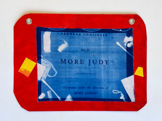 Koestenbaum, Wayne (b. 1958) More Judy (Carnegie Hall) Cyanotype Assemblage, 2025