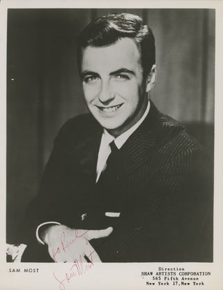 Most, Sam. (1930–2013) Signed Photograph from Teddy Wilson's Concert Jazz