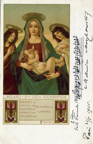 Moszkowski, Moritz. (1854-1925) "Suite for Orchestra, op. 47" - Autograph Musical Quotation