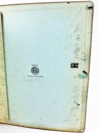 Motherwell, Robert. (1915–1991) Early Sketches in his 1936 Stanford Binder