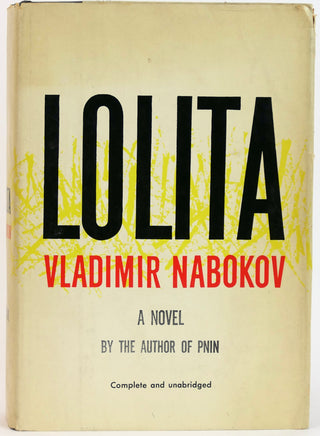 Nabokov, Vladimir. (1899-1977)  [Bidart, Frank. (b. 1939)] "Lolita"