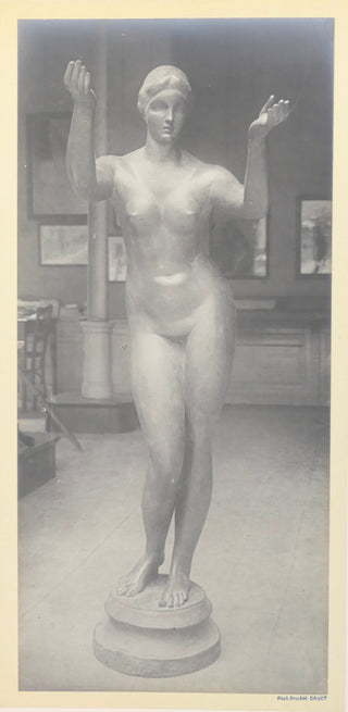 Nadelman, Elie. (1882-1946) & Druet, Eugène. (1867 - 1916) Eight Original Exhibition Photographs from First Exhibition, Galerie E. Druet, 1909